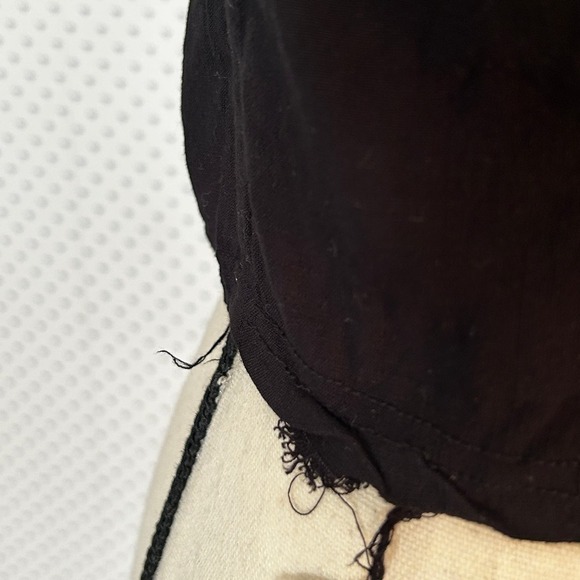 Free People Back on Track Cami S Black Top Blouse Shirt Women's - Picture 7 of 9